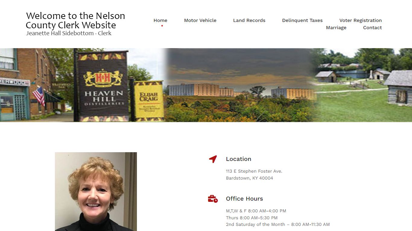 Welcome to the Nelson County Clerk Website – Jeanette Hall Sidebottom ...